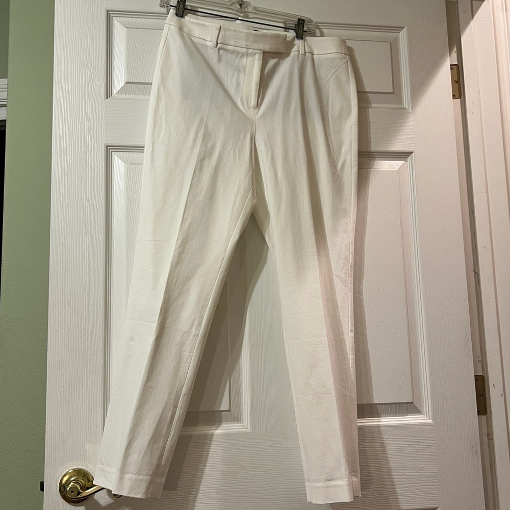 Talbot’s High Waist White Pants Size 10P